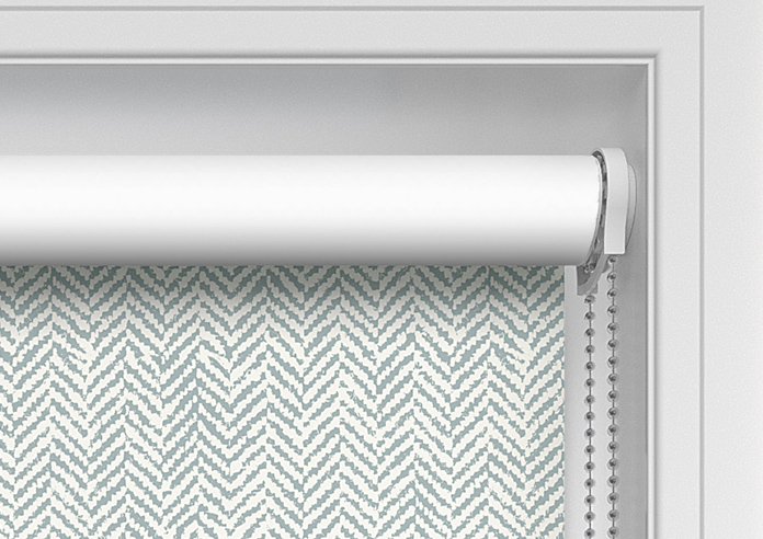 Chevron Stripe, Oslo Blue - Twist&Fit Roller Blind - Image 11